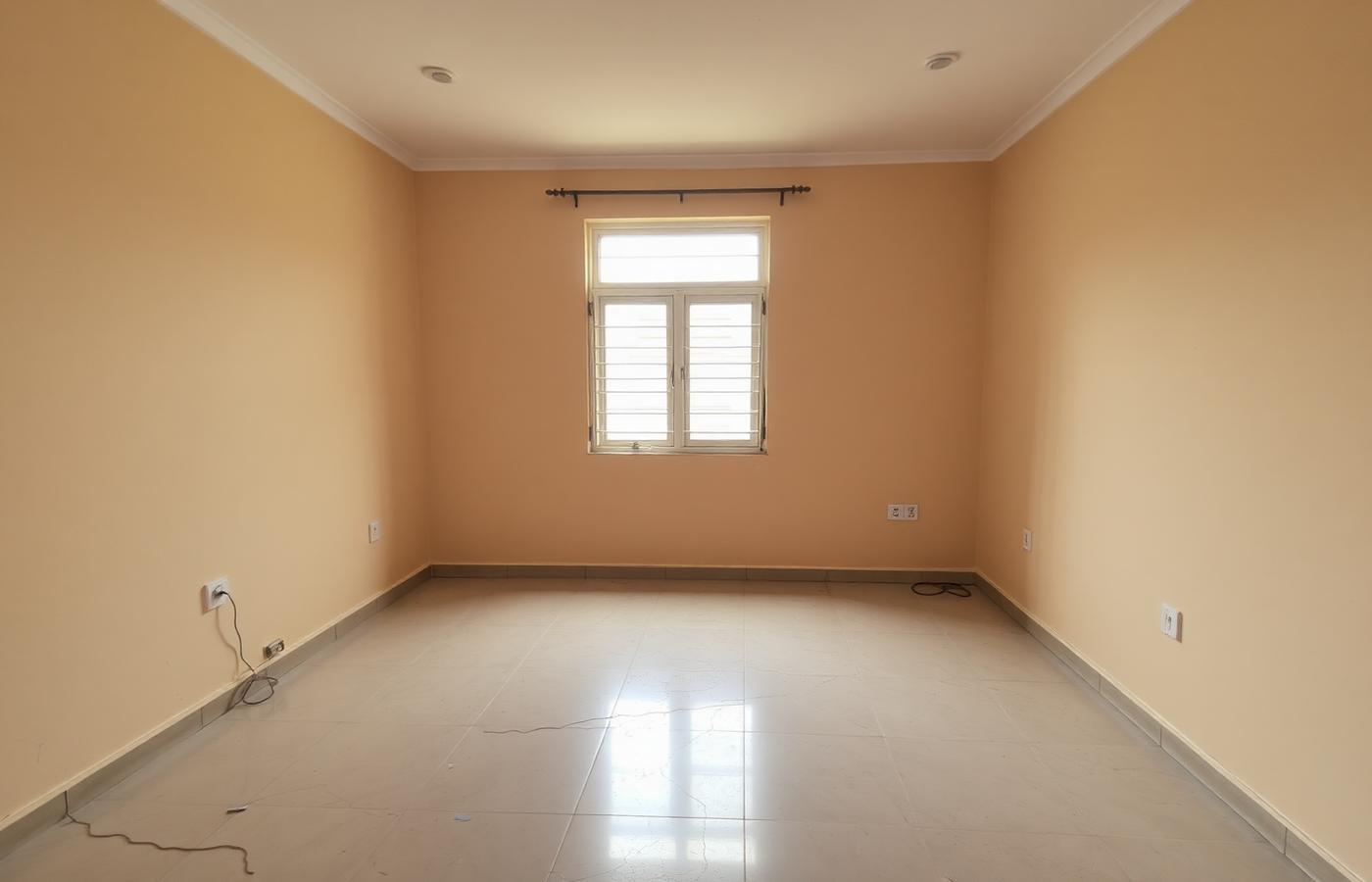 Living room transformation — before renovation